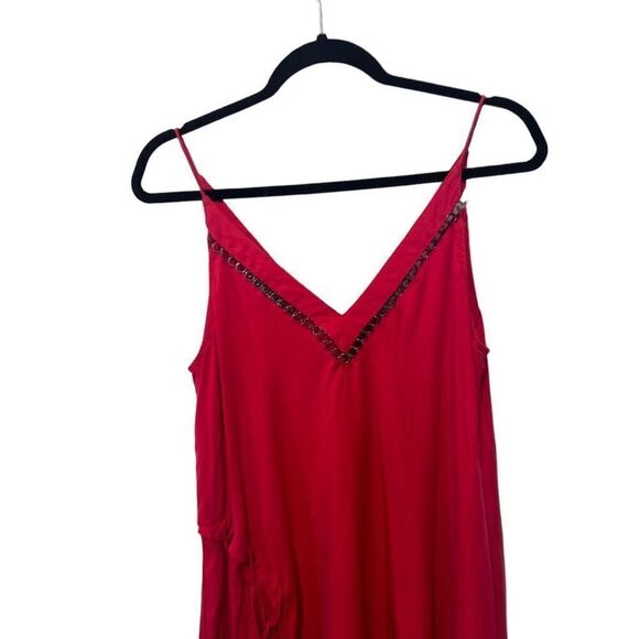 FREE PEOPLE All I Want Oversized V-Neck Asymmetrical Dress Size S Boho Fairy - Picture 8 of 15